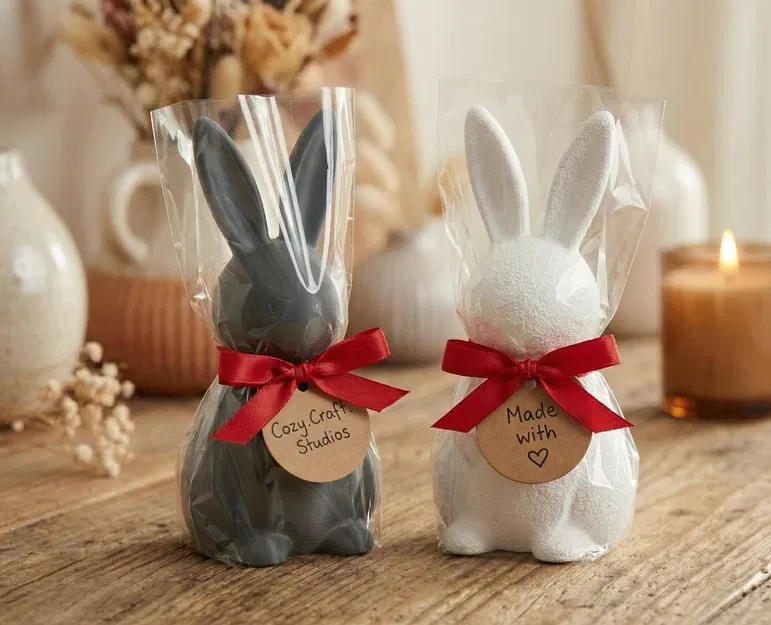 Thỏ Trái Tim ♡ - Decor Easter Tối Giản - Image 2