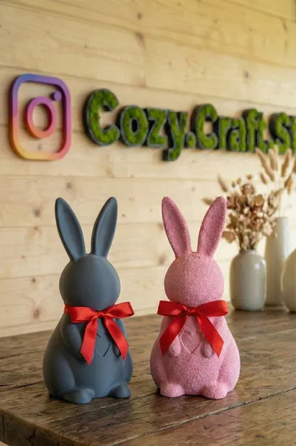 Thỏ Trái Tim ♡ - Decor Easter Tối Giản - Image 4