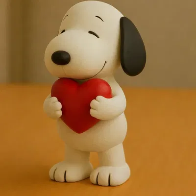 Valentine Snoopy – Snoopy ôm trái tim