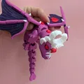 Rồng Elder Valentine – Mô hình rồng articulated phủ tim - Thumbnail 3