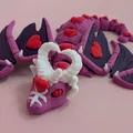 Rồng Elder Valentine – Mô hình rồng articulated phủ tim - Thumbnail 10