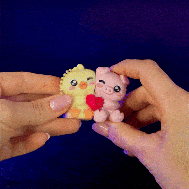 Cặp Heo Nam Châm Better Together (San Valentine) - Thumbnail 3