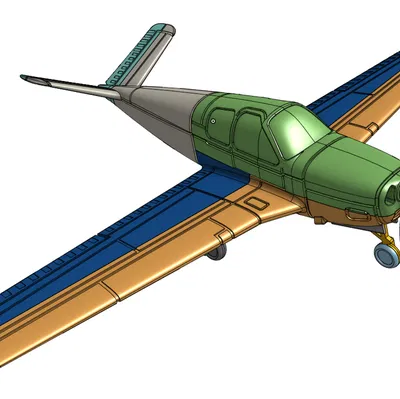 Máy bay Beechcraft Bonanza 35 tỉ lệ 1/72