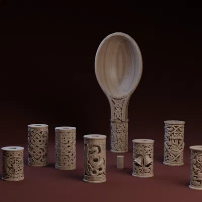 Welsh Love Spoon: Tự lắp theo ý bạn