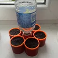 Chậu tự tưới với bình nước PET (Self-watering planter with PET water reservoir) - Thumbnail 2