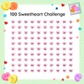 Thử thách 100 Trái Tim Ngọt Ngào + PDF – Trò chơi Valentine - Thumbnail 3