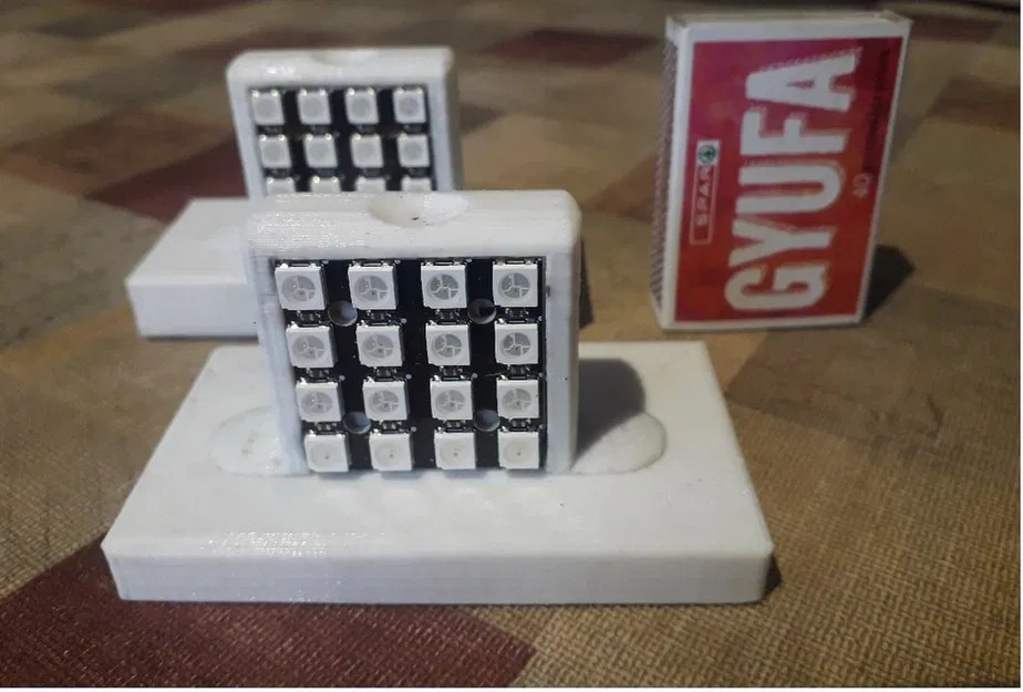 CH32V003 Matchbox Clock – Đồng hồ nhị phân cỡ hộp diêm cảm ứng - Image 3