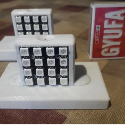 CH32V003 Matchbox Clock – Đồng hồ nhị phân cỡ hộp diêm cảm ứng