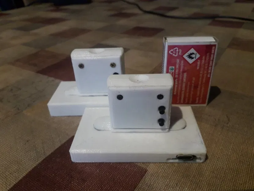 CH32V003 Matchbox Clock – Đồng hồ nhị phân cỡ hộp diêm cảm ứng - Image 6