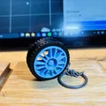 Móc khóa bánh xe ô tô (lốp xe) – car wheel/car tire keychain - Thumbnail 3