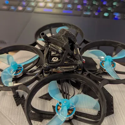 Canopy DJI O4 gắn lens mod O3 (30°)