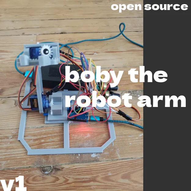 Boby – Cánh tay robot để bàn v1 - Image 1