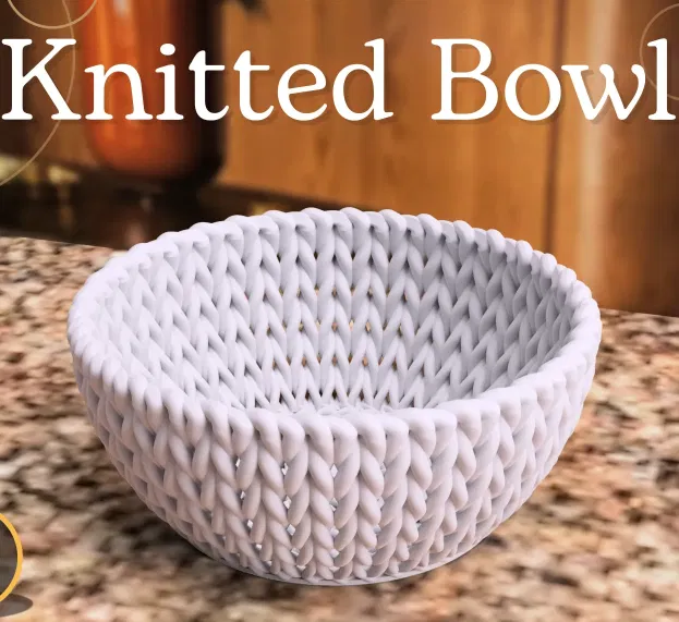 Chén đan len (Knitted Bowl) - Image 1