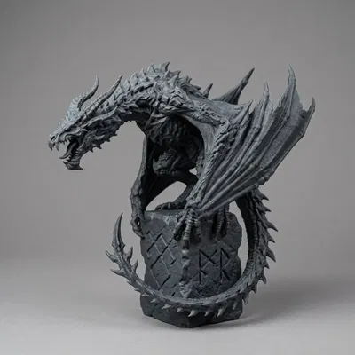 Runový Hadí Drak (Rồng Rắn Rune) – Mini fantasy chi tiết
