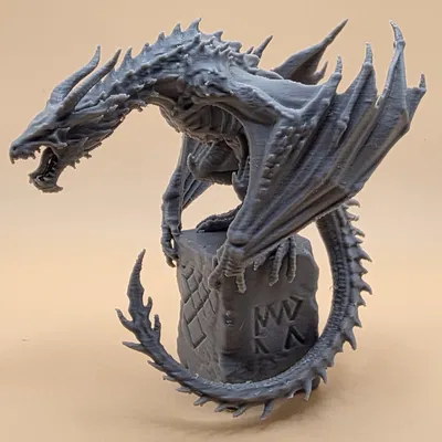 Runový Hadí Drak (Rồng Rắn Rune) – Mini fantasy chi tiết