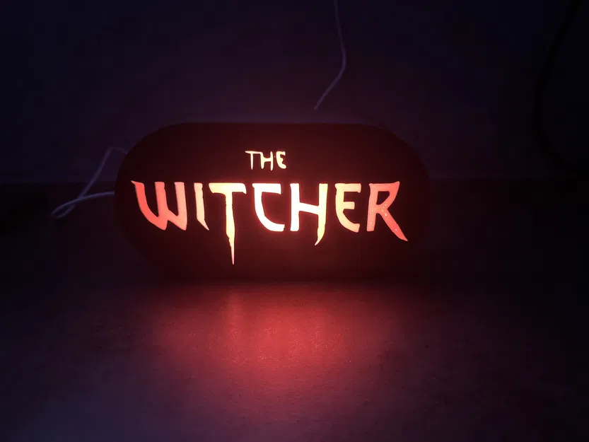 Lightbox-Witcher – Đèn thanh LED Witcher tối giản (DIY) - Image 1