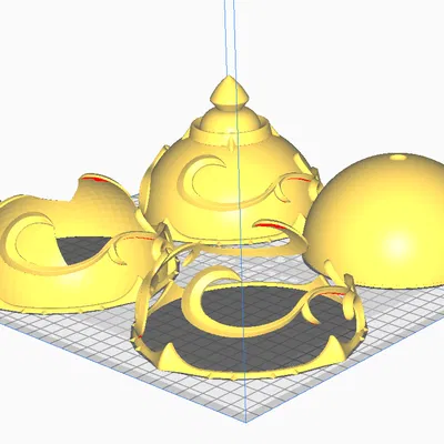 Palsphere – Quả cầu 2 mảnh dễ in, rỗng để chứa đồ
