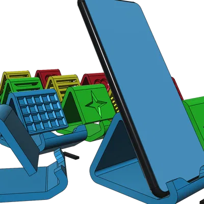 Giá đỡ điện thoại (Phone Holder/Stand) dễ in, không cần support