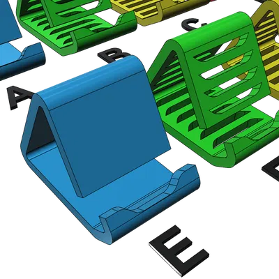 Giá đỡ điện thoại (Phone Holder/Stand) dễ in, không cần support