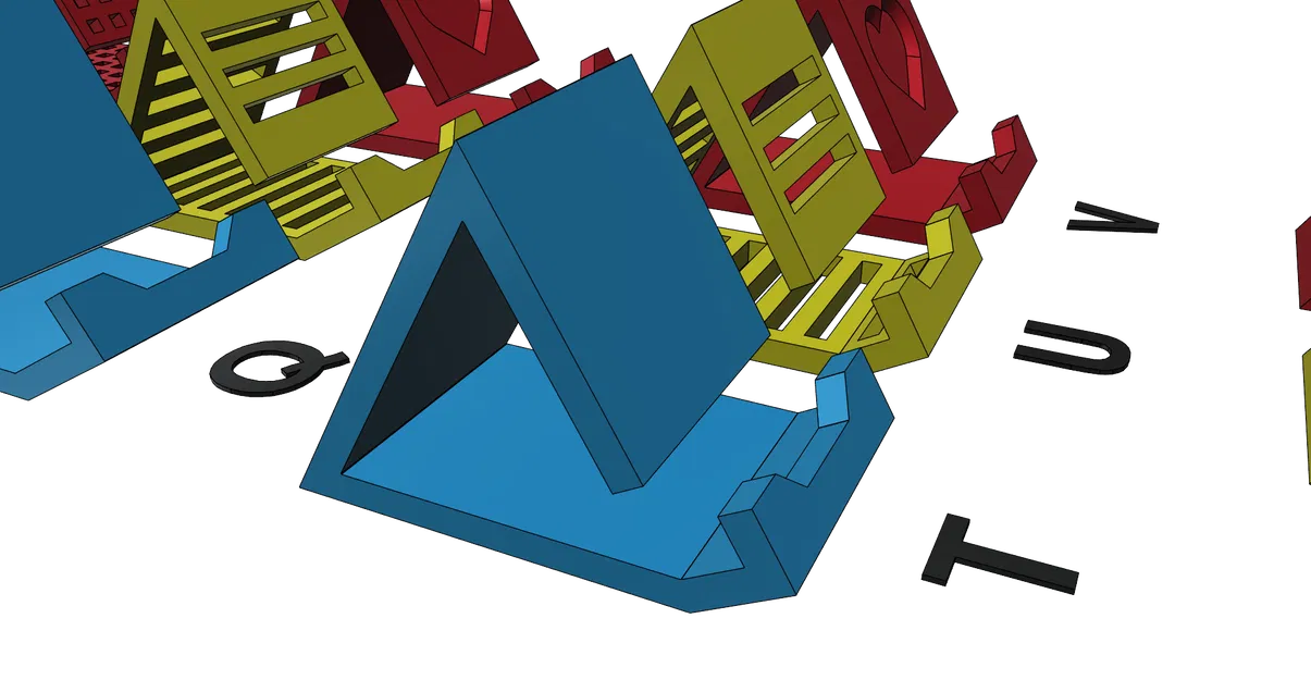 Giá đỡ điện thoại (Phone Holder/Stand) dễ in, không cần support - Image 14