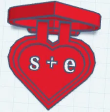 Hộp đựng hình trái tim (cofanetto a forma di cuore s+e) - Image 1