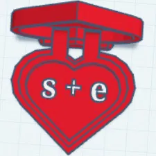 Hộp đựng hình trái tim (cofanetto a forma di cuore s+e)