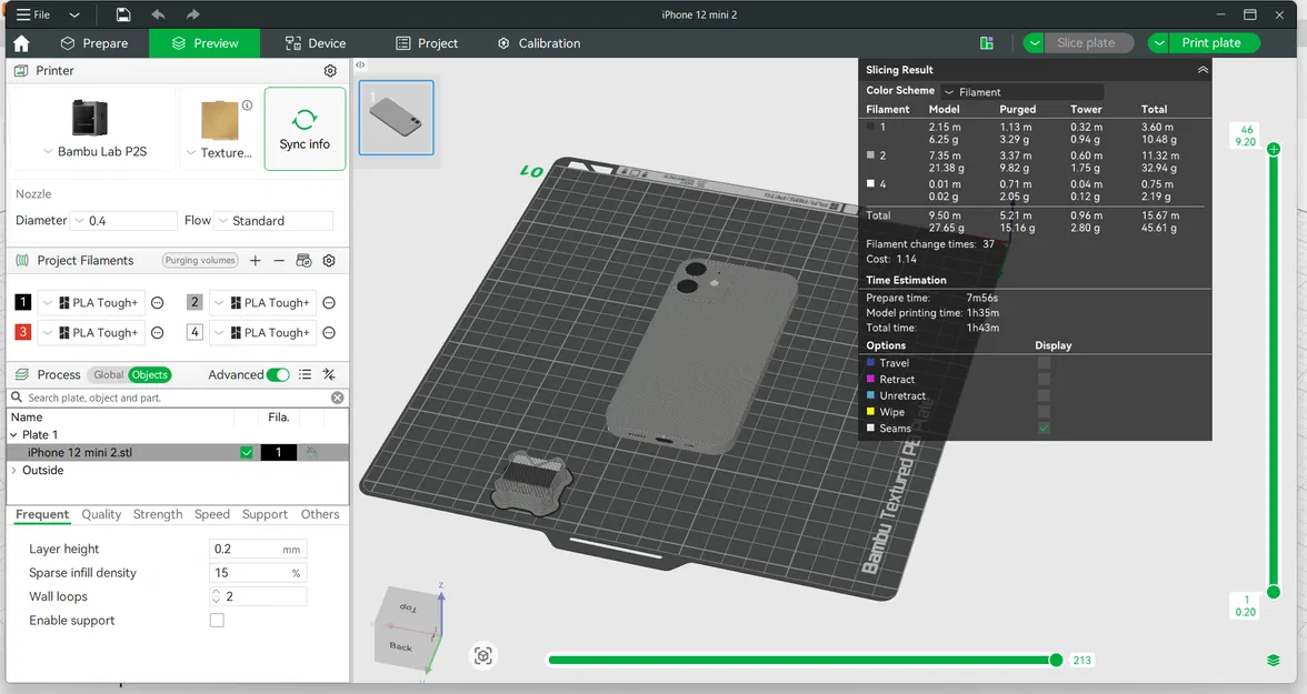 Mô hình dummy iPhone 12 mini (đúng kích thước thực tế) - Image 1