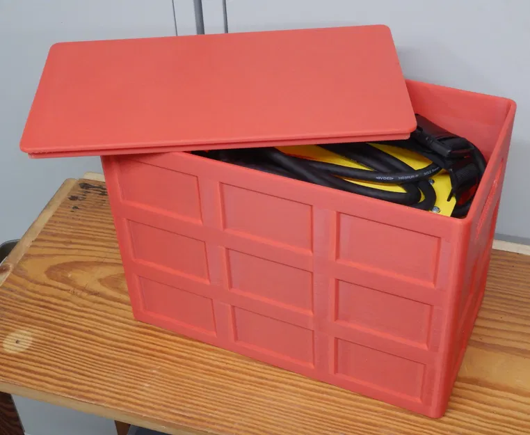 Thùng (crate) có nắp – L 340mm, H 250mm, B 180/200/220mm - Image 2