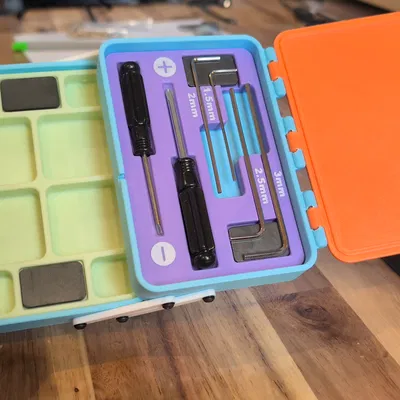 Hộp đựng dụng cụ in 3D có cơ cấu khớp nối | Dự án Fusion 360