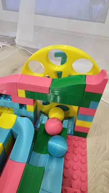 Thang nâng bi Big Duplo marble run elevator - Image 1