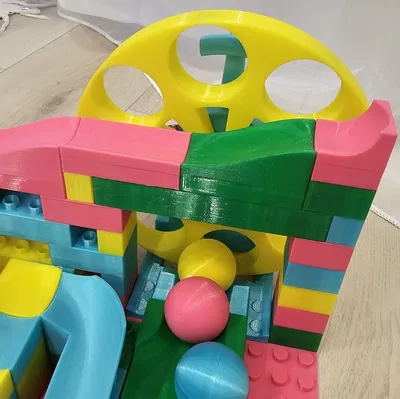 Thang nâng bi Big Duplo marble run elevator