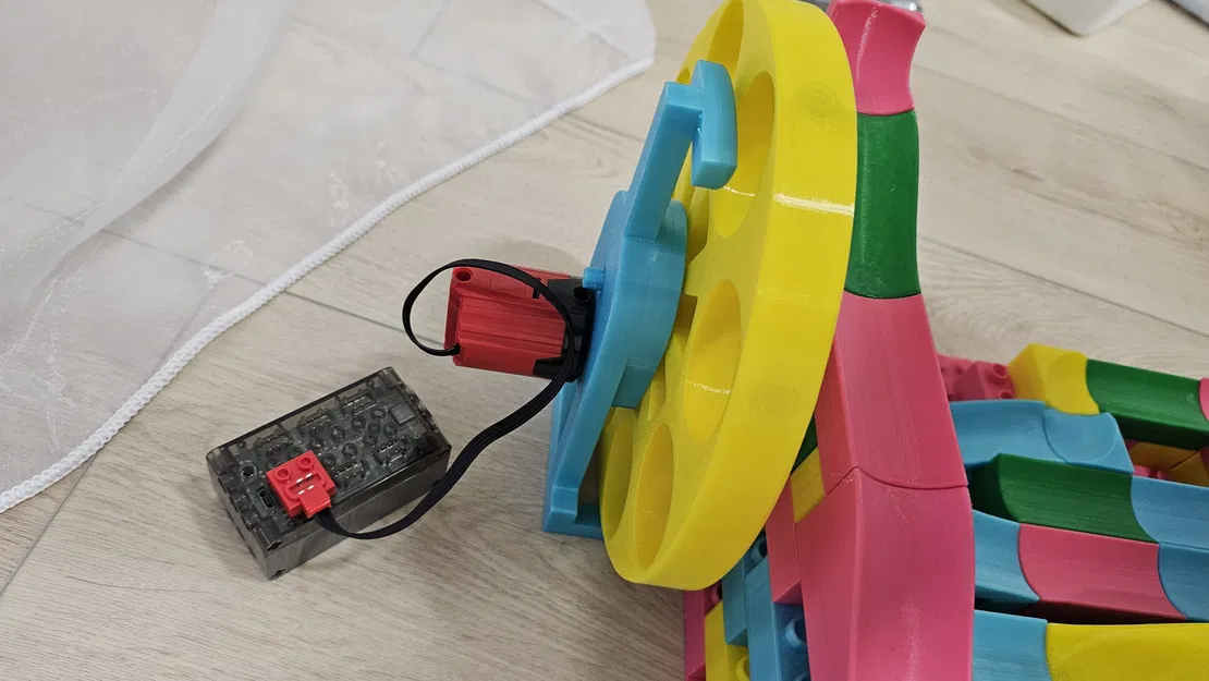 Thang nâng bi Big Duplo marble run elevator - Image 2