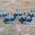 Đế lục giác đánh số cho Battletech (Battletech numbered hex stand) - Thumbnail 2