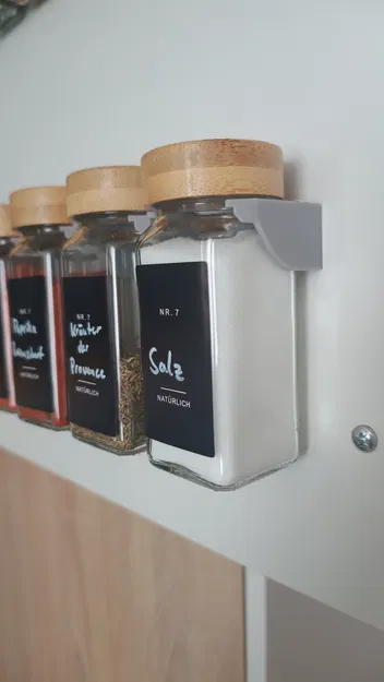 Kẹp giá để hũ gia vị (Clip Spice Rack / Gewürzglas Clips) - Image 1
