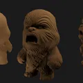 Mô hình 3D Chewbacca - Thumbnail 1