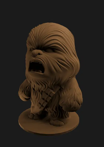 Mô hình 3D Chewbacca - Image 2