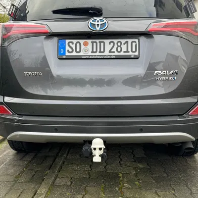 Ốp che móc kéo hình mặt nạ gas (Anhängerkupplung Gasmaske / hitch cover gasmask)