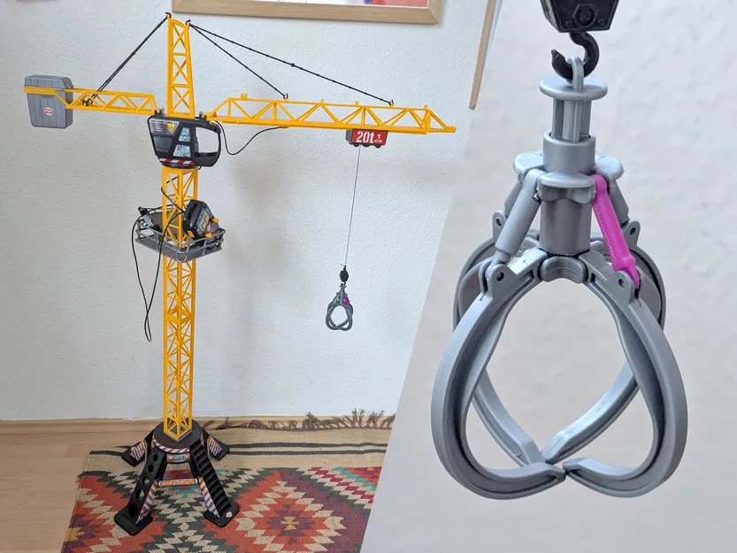 Connector thay thế cho kẹp gắp Dickie Toys Mega Crane - Image 1