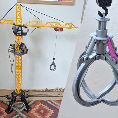 Connector thay thế cho kẹp gắp Dickie Toys Mega Crane