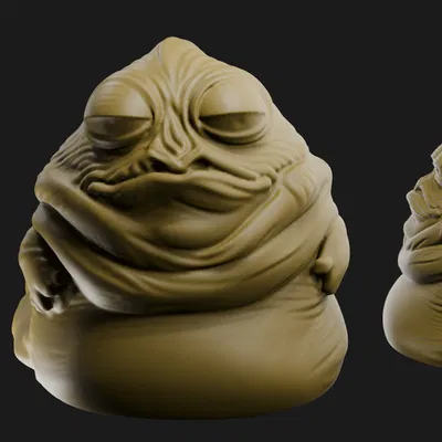 Mô hình 3D Jabba the Hutt (Star Wars)
