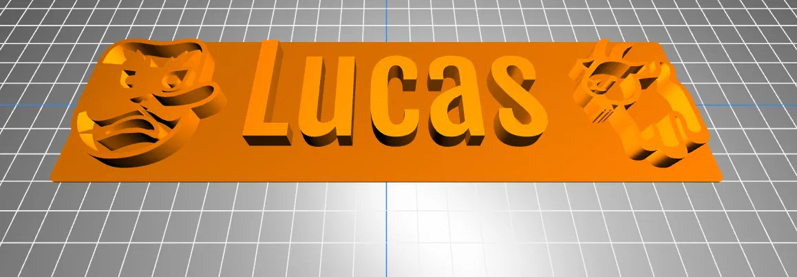 Bảng Kỷ Niệm Lucas Plaque - Image 1