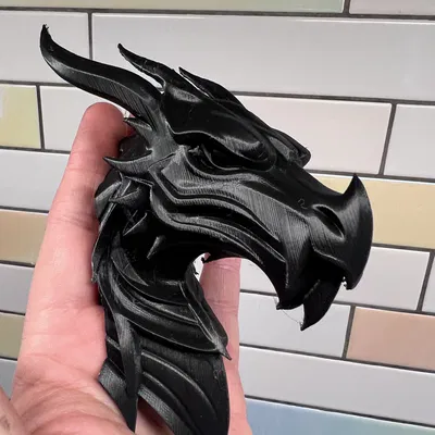 Đầu Rồng Lưng Phẳng (Flat Backed Dragon Head) để Gắn Mount