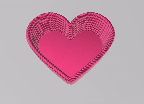 Heart Bowl – Bát/Giỏ hình trái tim - Image 2