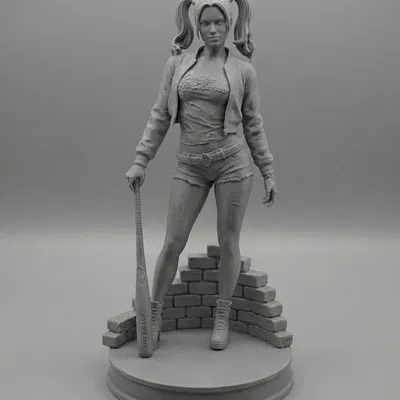 Tượng Harley Quinn (Figure) – Mô hình in 3D