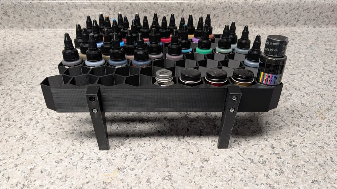 Kệ Lưu Trữ Sơn Lục Giác (Hexagonal Paint Storage) - Image 9