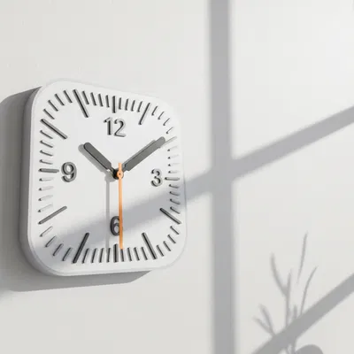 Vỏ Đồng Hồ Treo Tường Tối Giản Lấy Cảm Hứng Apple