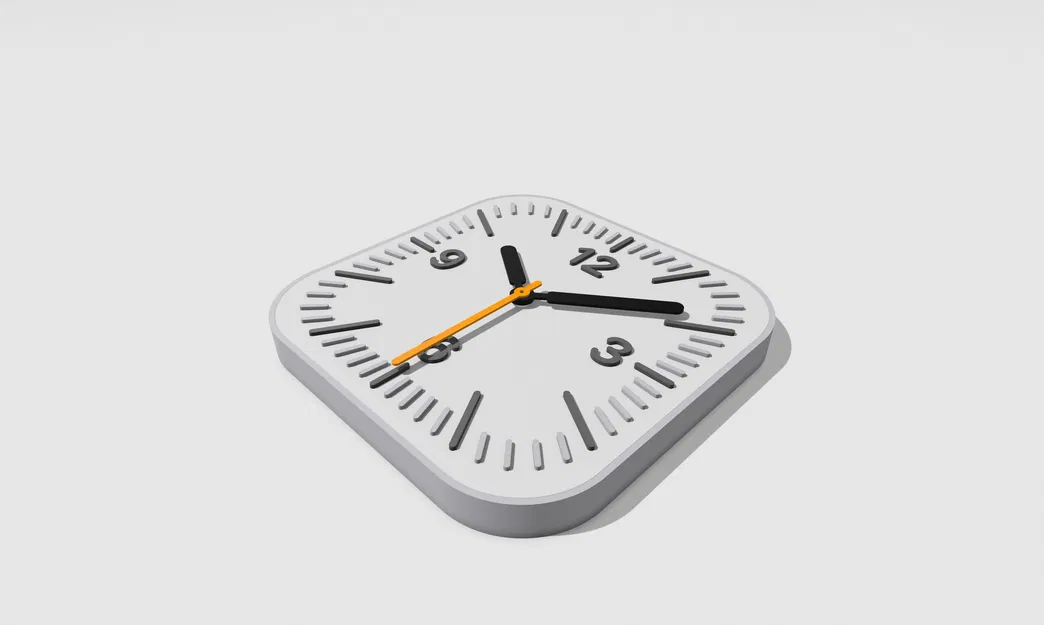 Vỏ Đồng Hồ Treo Tường Tối Giản Lấy Cảm Hứng Apple - Image 4