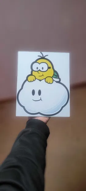 Lakitu Mario HueForge (in nhiều màu) - Image 2