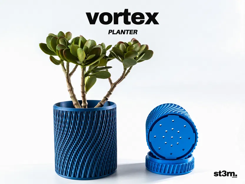 Vortex ⬝ Planter (Chậu trồng cây lưới xoắn) - Image 1