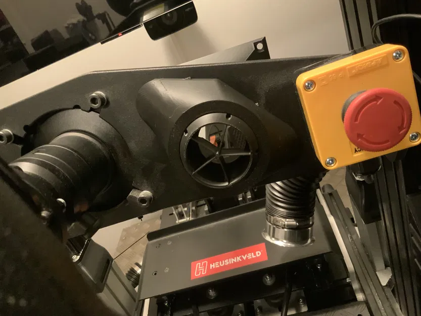 Simlab P1x wind simulator – Bộ vent & gá quạt cho front mount - Image 1